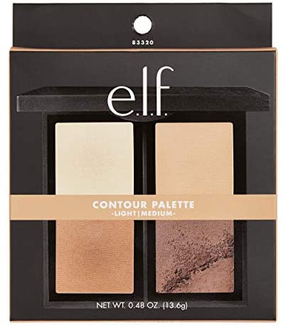 e.l.f. CosmeticsContour Palette, 4 Powder Shades Bronzer & Shader