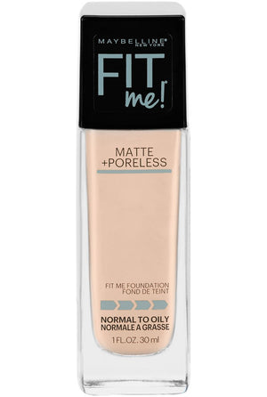 Maybelline Fit Me Matte + Poreless Liquid Foundation Makeup