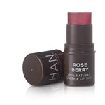 HAN Skincare Cosmetics All Natural Cheek and Lip Tint, Rose Berry