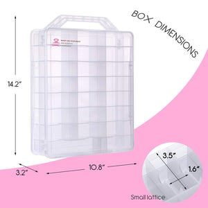 Makartt Universal Clear Nail Polish Organizer Holder