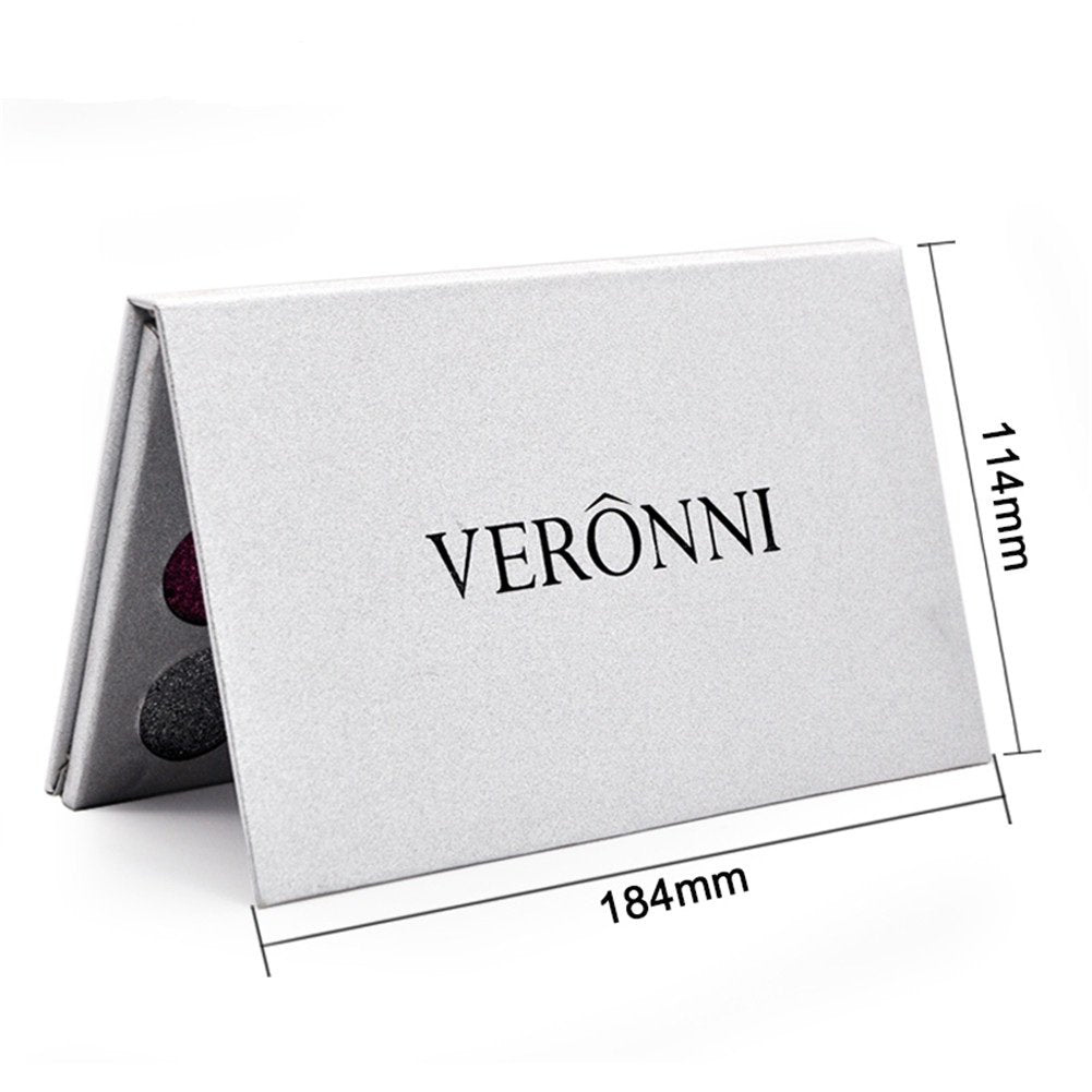 VERONNI Makeup Cosmetic 15 Colors Pressed Glitter Powder Eyeshadow