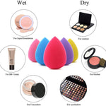 BEAKEY 5 Pcs Makeup Sponge Set Blender Beauty Foundation