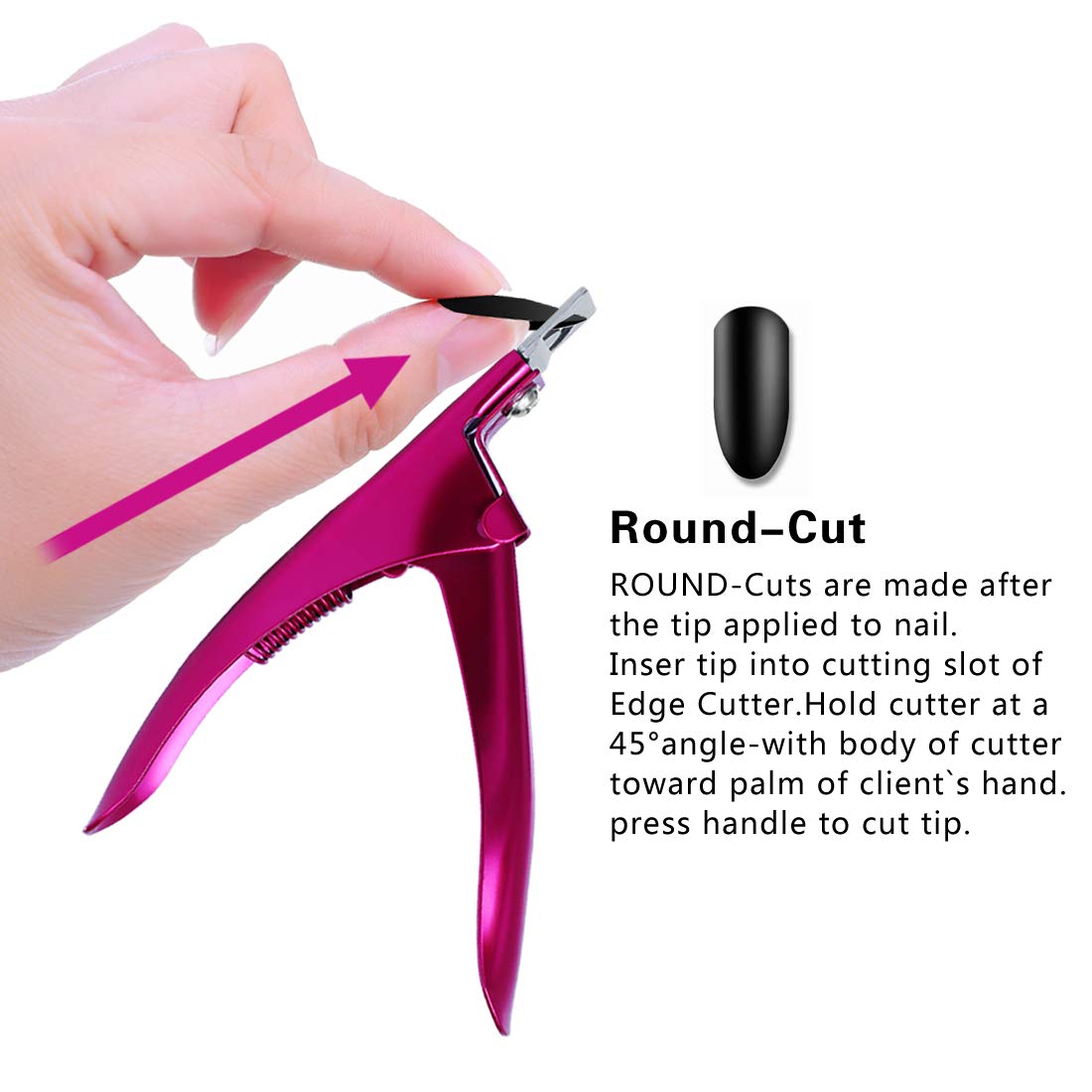 Fake False Nail Tip Clipper Cutter Trimmer