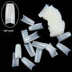 AORAEM 500pcs Lady French Acrylic Style Artificial False Nails