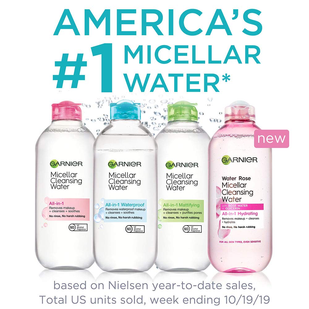 Garnier SkinActive Micellar Cleansing Water, For Waterproof Makeup