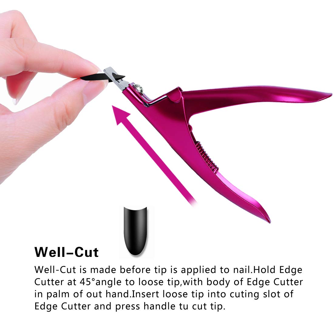 Fake False Nail Tip Clipper Cutter Trimmer