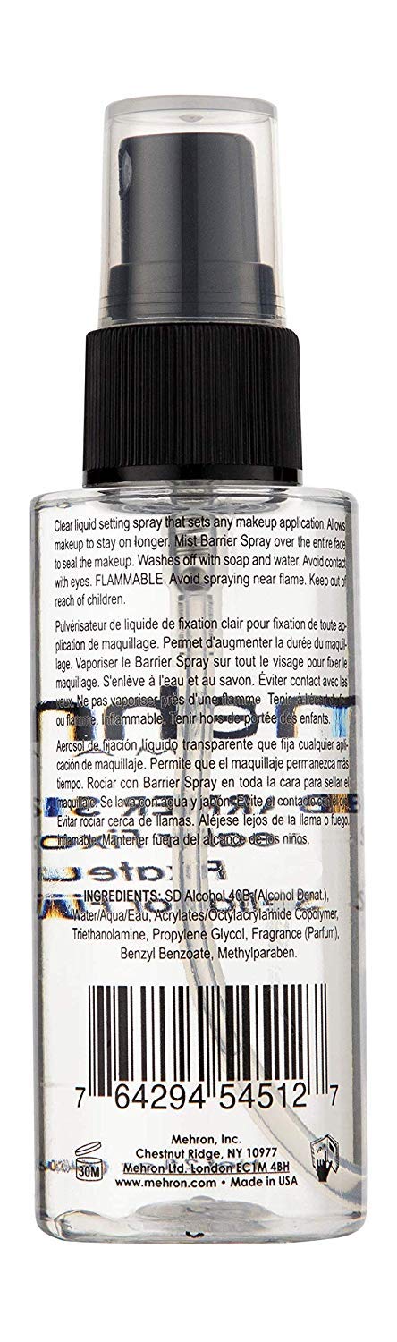 Mehron Makeup Barrier Spray