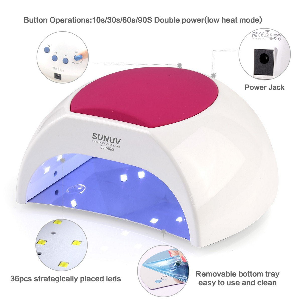 Nail Dryer Light for Gel Nails Polish Manicure Professional