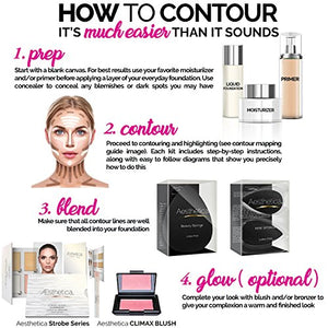 Aesthetica Cosmetics Cream Contour and Highlighting Makeup Kit