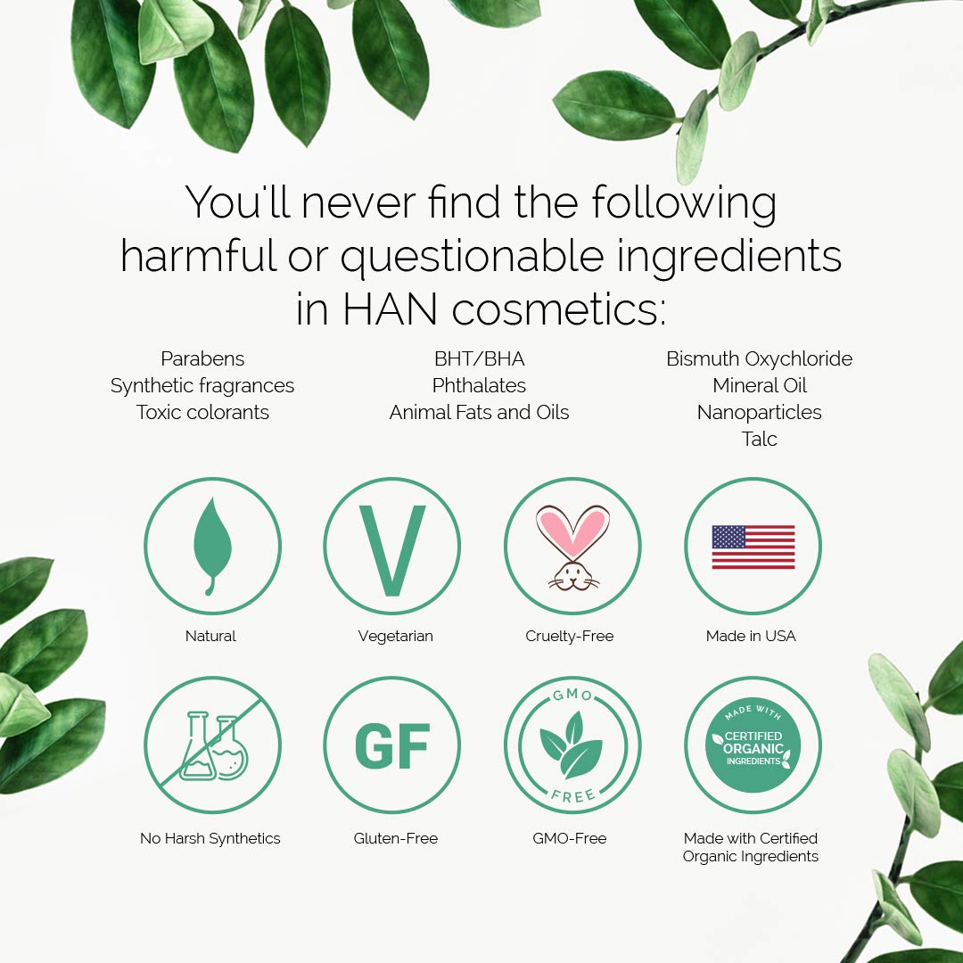 HAN Skincare Cosmetics All Natural Cheek and Lip Tint, Rose Berry