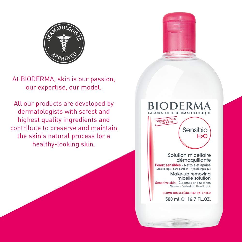 Bioderma Sensibio H2O Soothing Micellar Cleansing Water and Makeup Removing