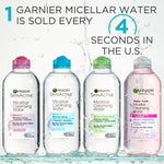 Garnier SkinActive Micellar Cleansing Water, For Waterproof Makeup