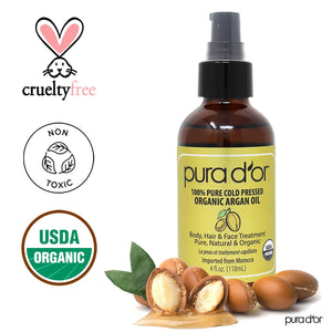 PURA D'OR Organic Moroccan Argan Oil