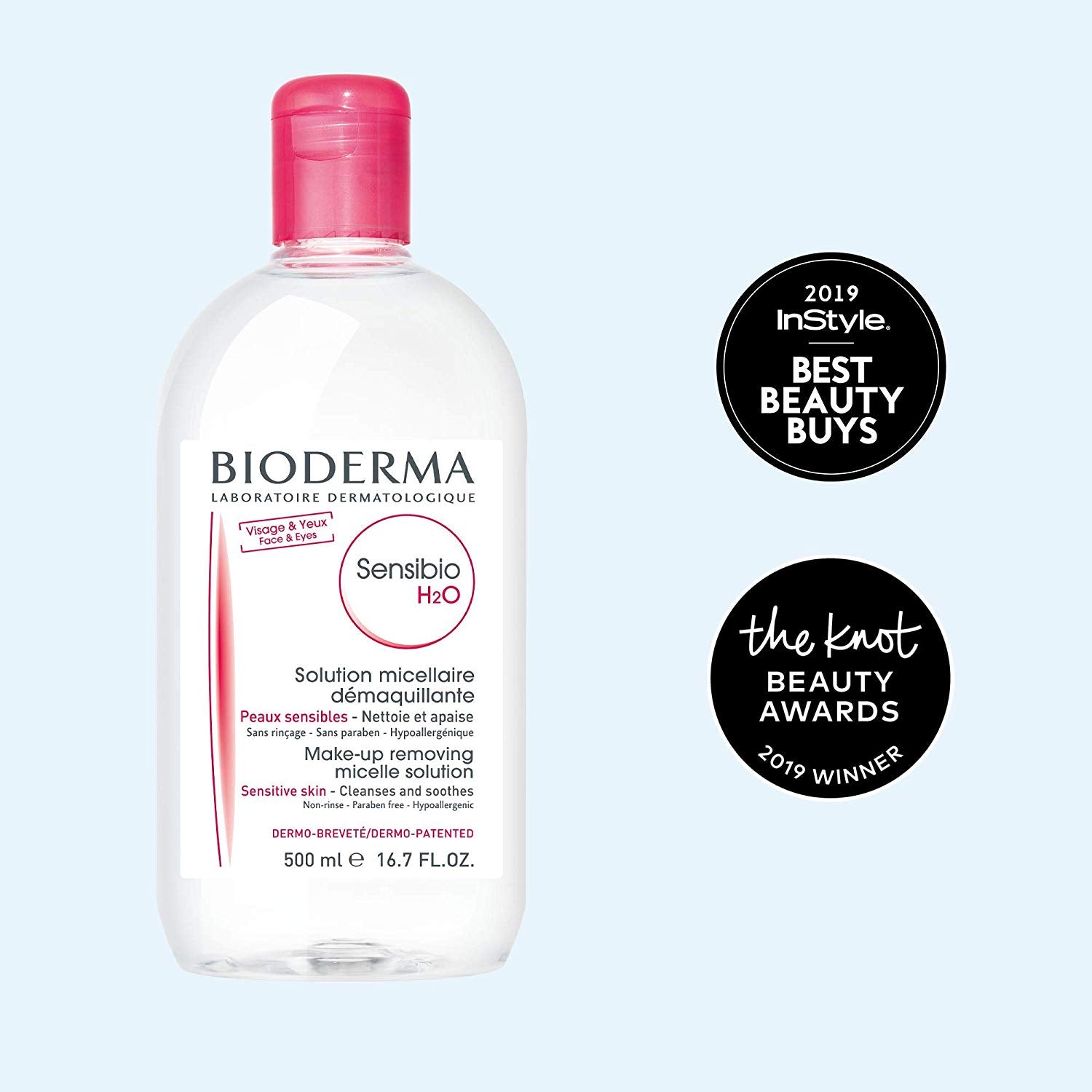 Bioderma Sensibio H2O Soothing Micellar Cleansing Water and Makeup Removing