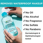 Garnier SkinActive Micellar Cleansing Water, For Waterproof Makeup