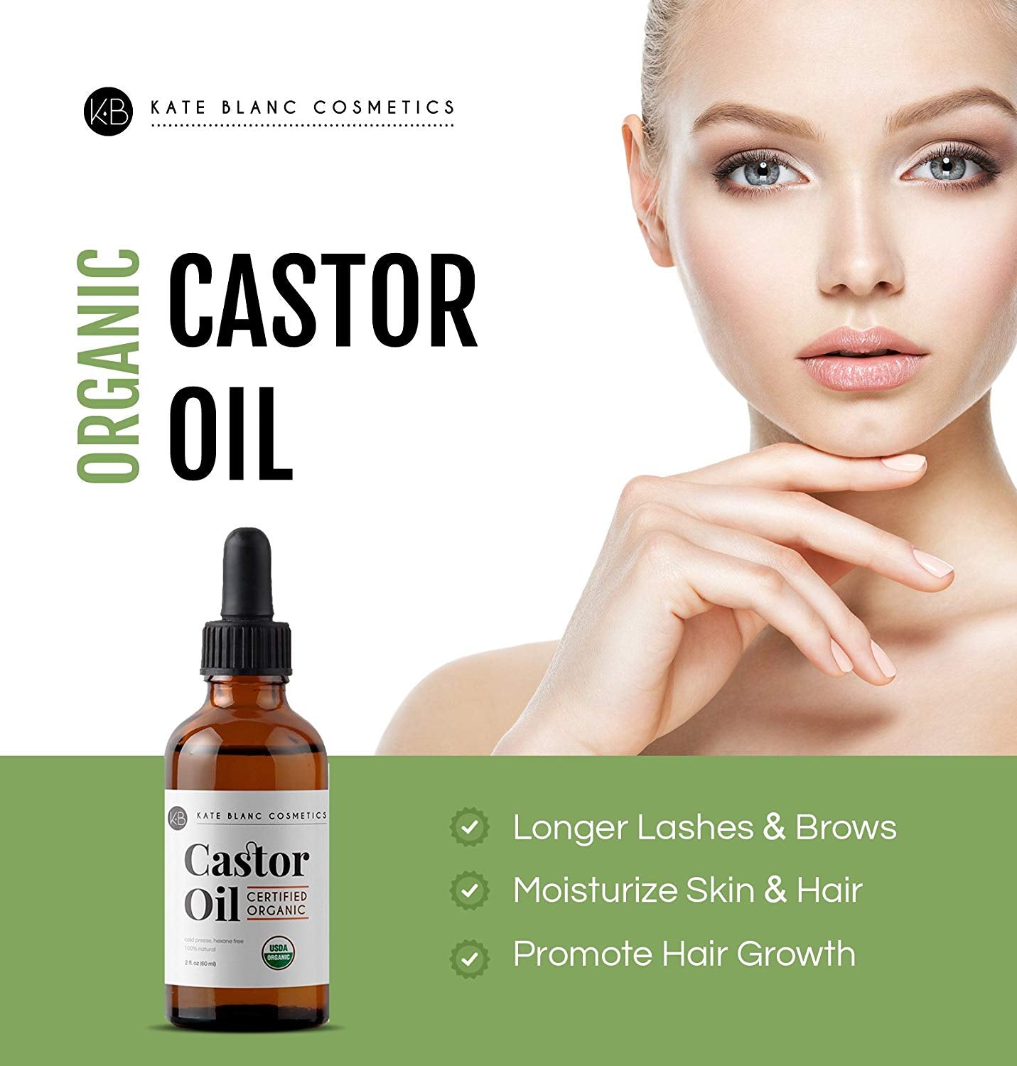 Castor Oil (2oz) USDA Certified Organic