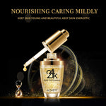 Topical Facial Serum with Hyaluronic Acid,24K Gold Collagen & Vitmins C for Face