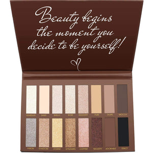 Best Pro Eyeshadow Palette Makeup - Matte Shimmer 16 Colors