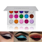 VERONNI Makeup Cosmetic 15 Colors Pressed Glitter Powder Eyeshadow