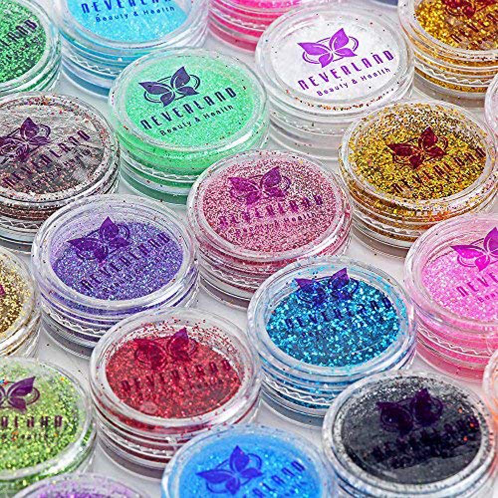 Neverland 30 Mixed Color Glitter Mineral Eyeshadow