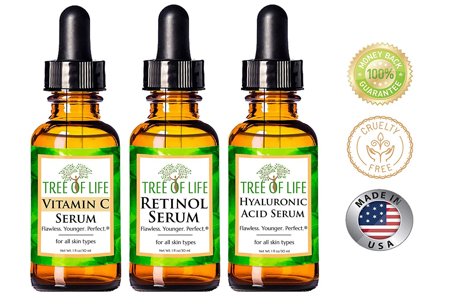 Anti Aging Serum 3-Pack for Face