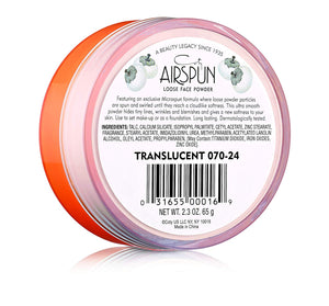 Coty Airspun Loose Face Powder Translucent Tone Loose