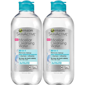 Garnier SkinActive Micellar Cleansing Water, For Waterproof Makeup