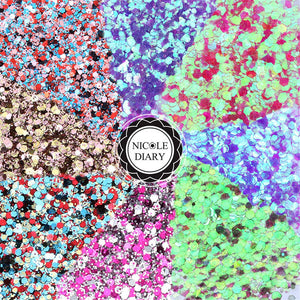 NICOLE DIARY 8 Boxes Chunky Glitter