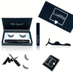 Magnetic Eyeliner and Lashes Kit with Tweezers and Brush and Eyelashes