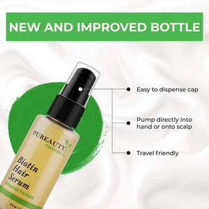 Biotin Hair Growth Serum Advanced Topical Formula To Help Grow Healthy