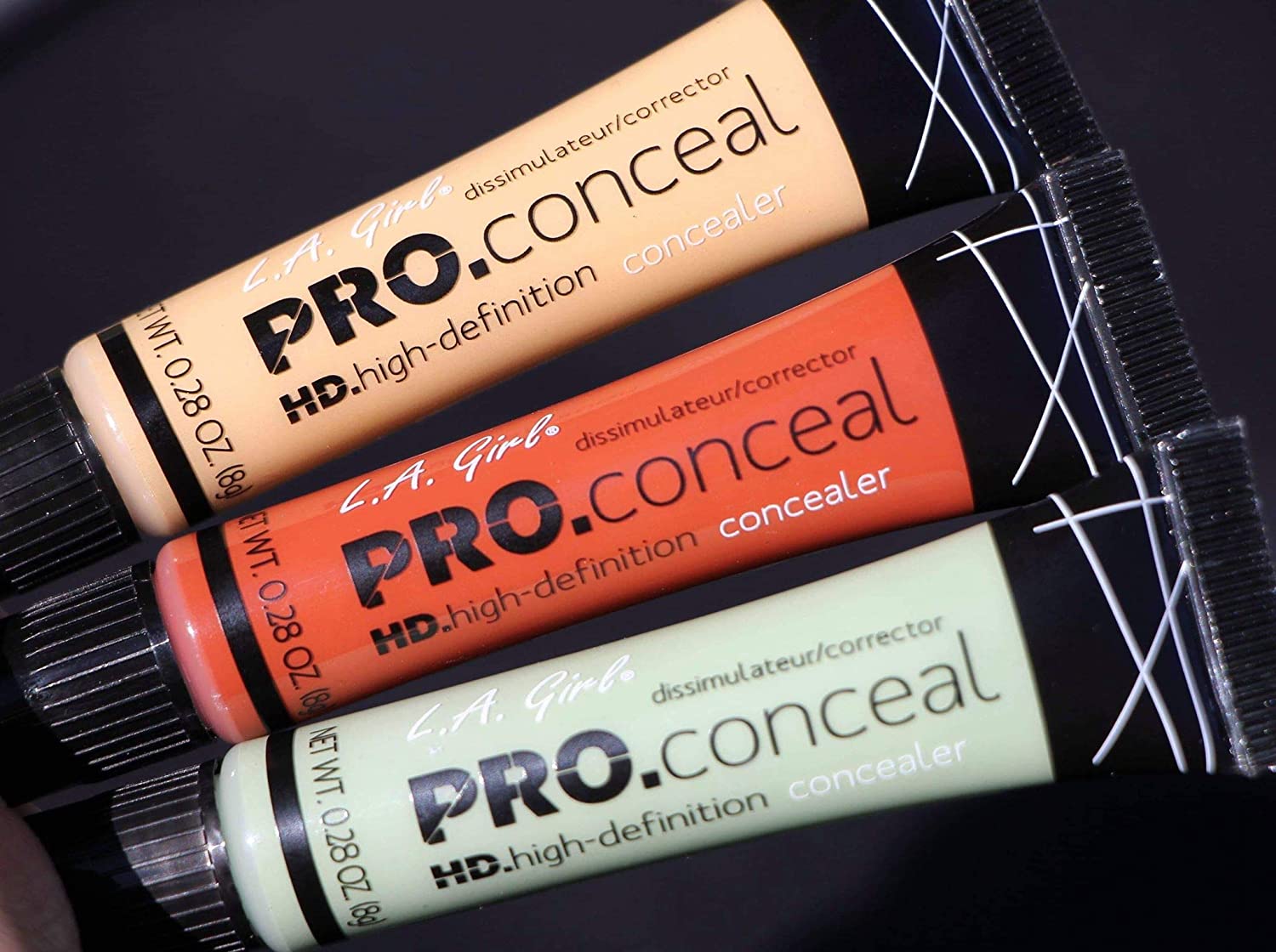 L.A. Girl Pro Conceal HD Concealer, Green Corrector,