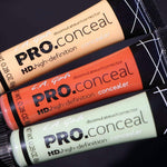 L.A. Girl Pro Conceal HD Concealer, Green Corrector,