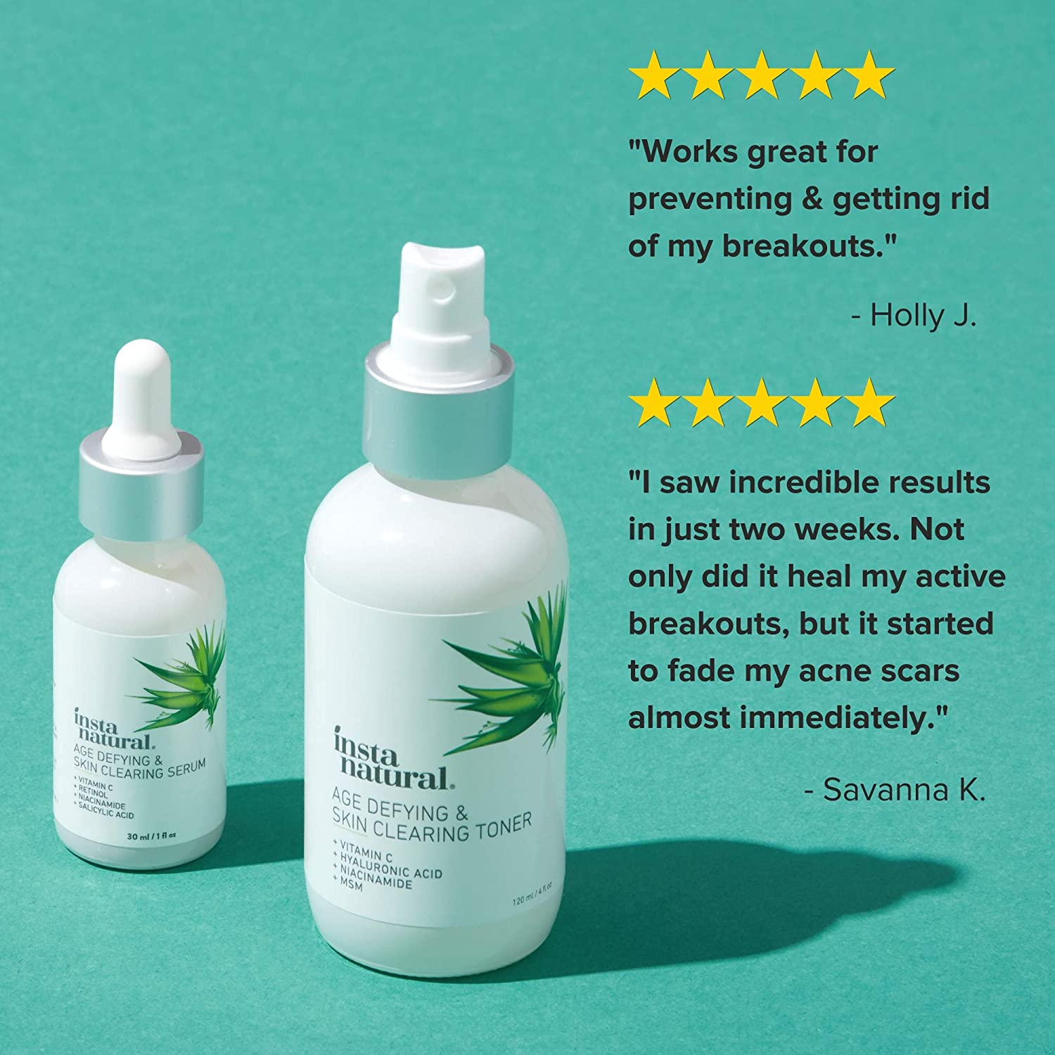 InstaNatural Vitamin C Anti Aging Skin Clearing Serum