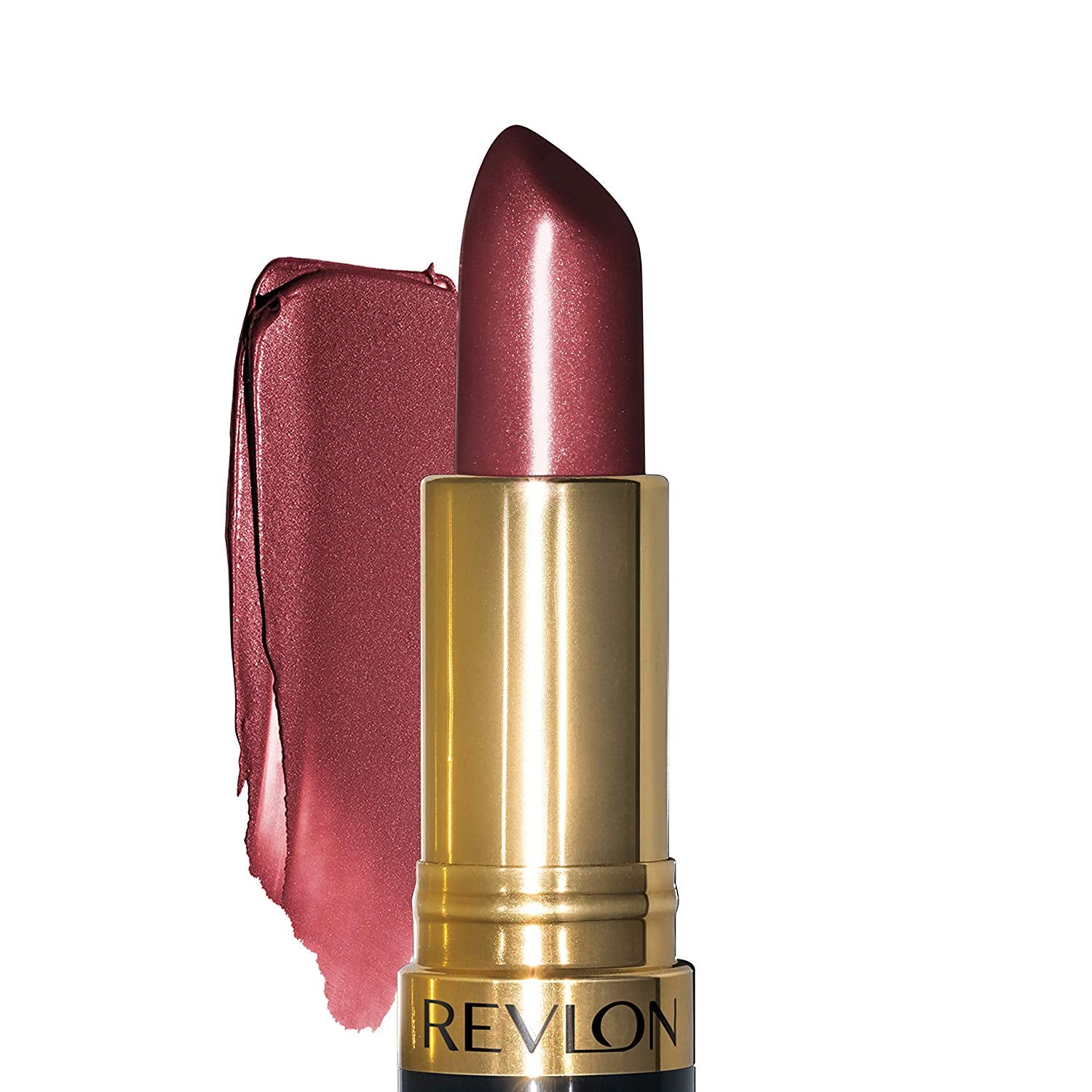 Revlon Super Lustrous Lipstick with Vitamin E and Avocado Oil, Pearl Lipstick in Wine