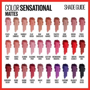 Maybelline New York Color Sensational Inti-Matte Nudes Lipstick