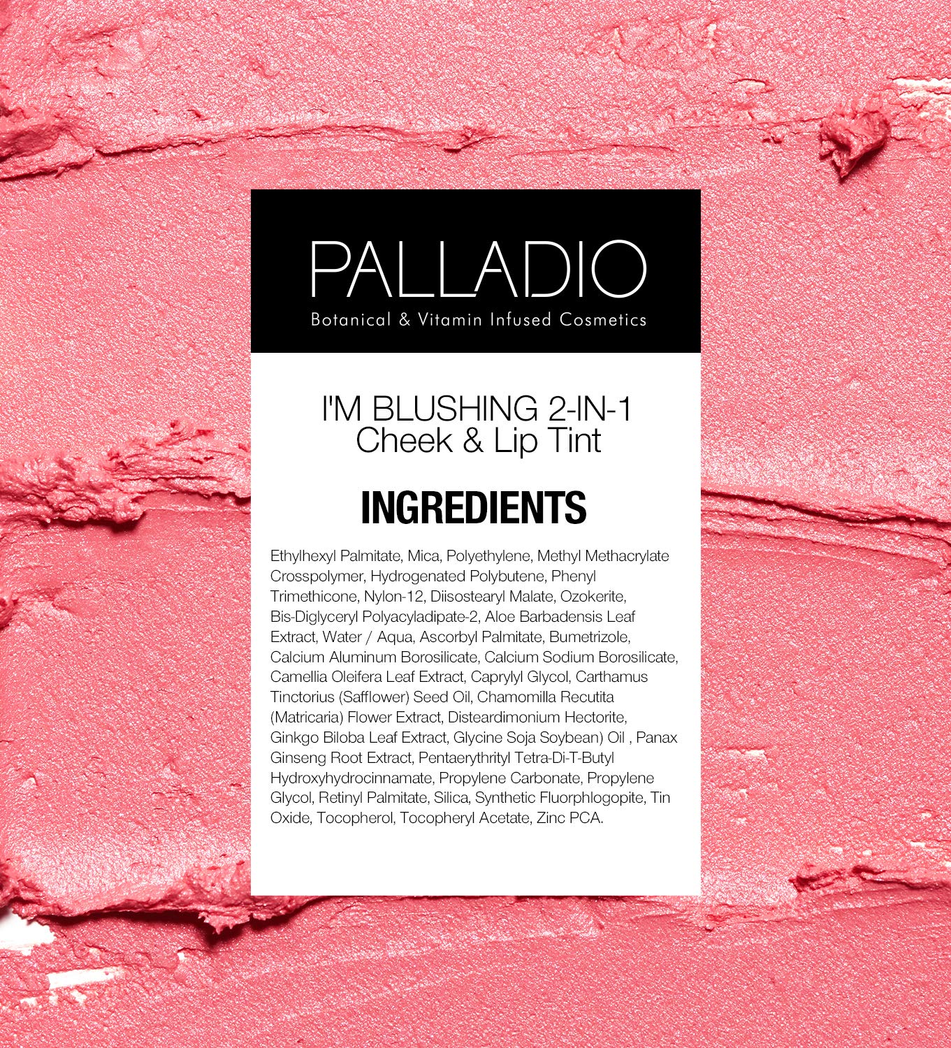 Palladio I'm Blushing 2-in-1 Cheek and Lip Tint